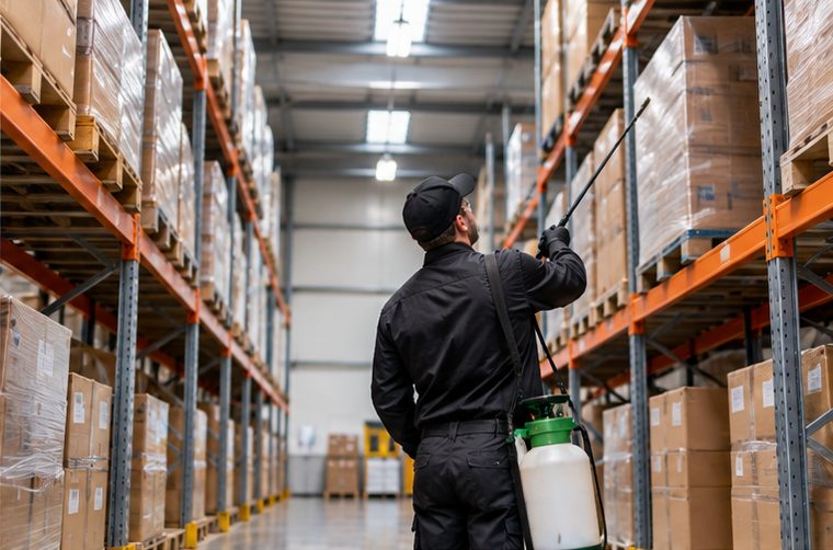 Commercial pest control at an Essex business